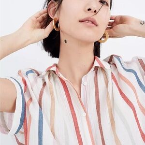Madewell Striped Multicolor Women's Top